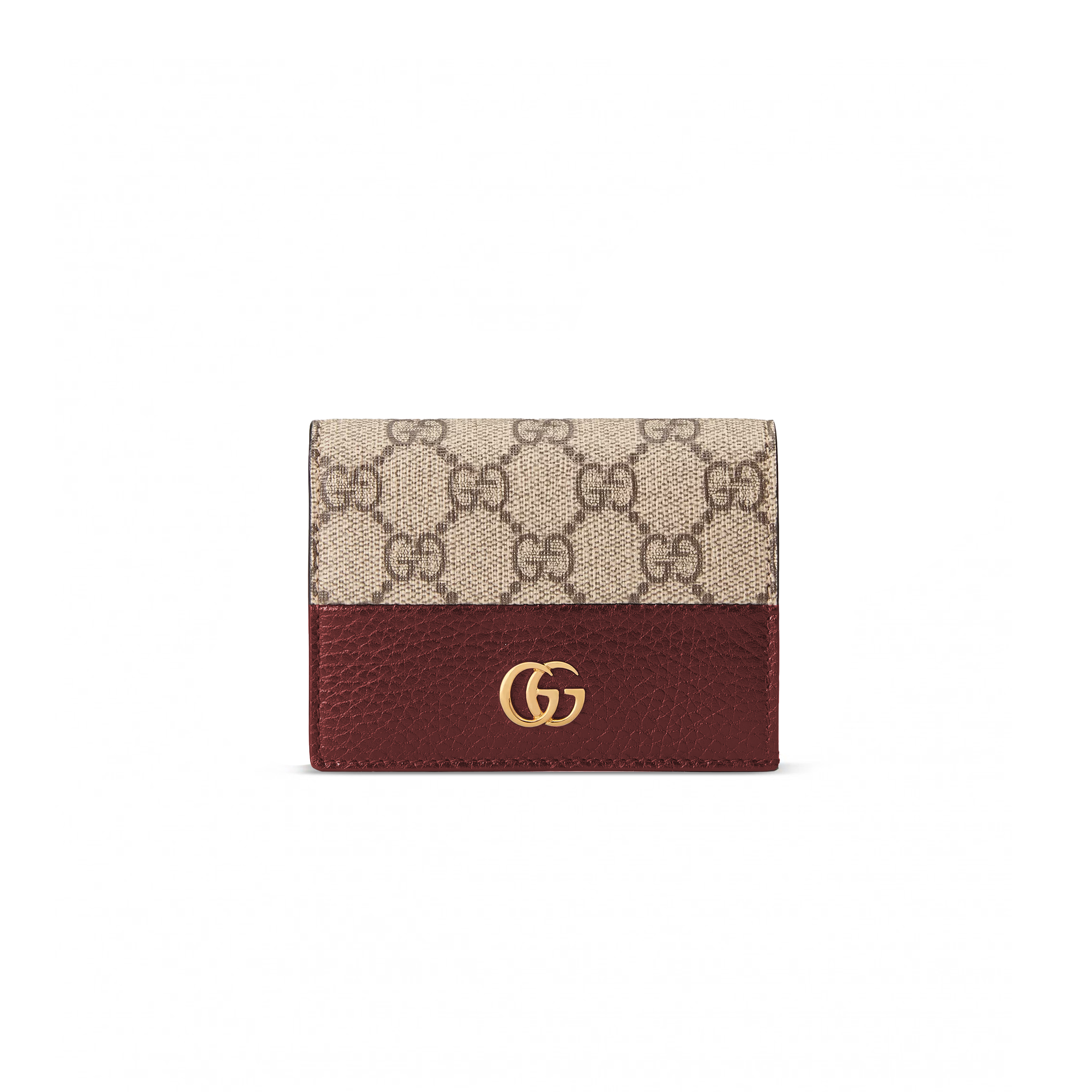 GUCCI GG MARMONT BI-COLOUR CARD CASE WALLET ‎658610 (11*8.5*3cm)